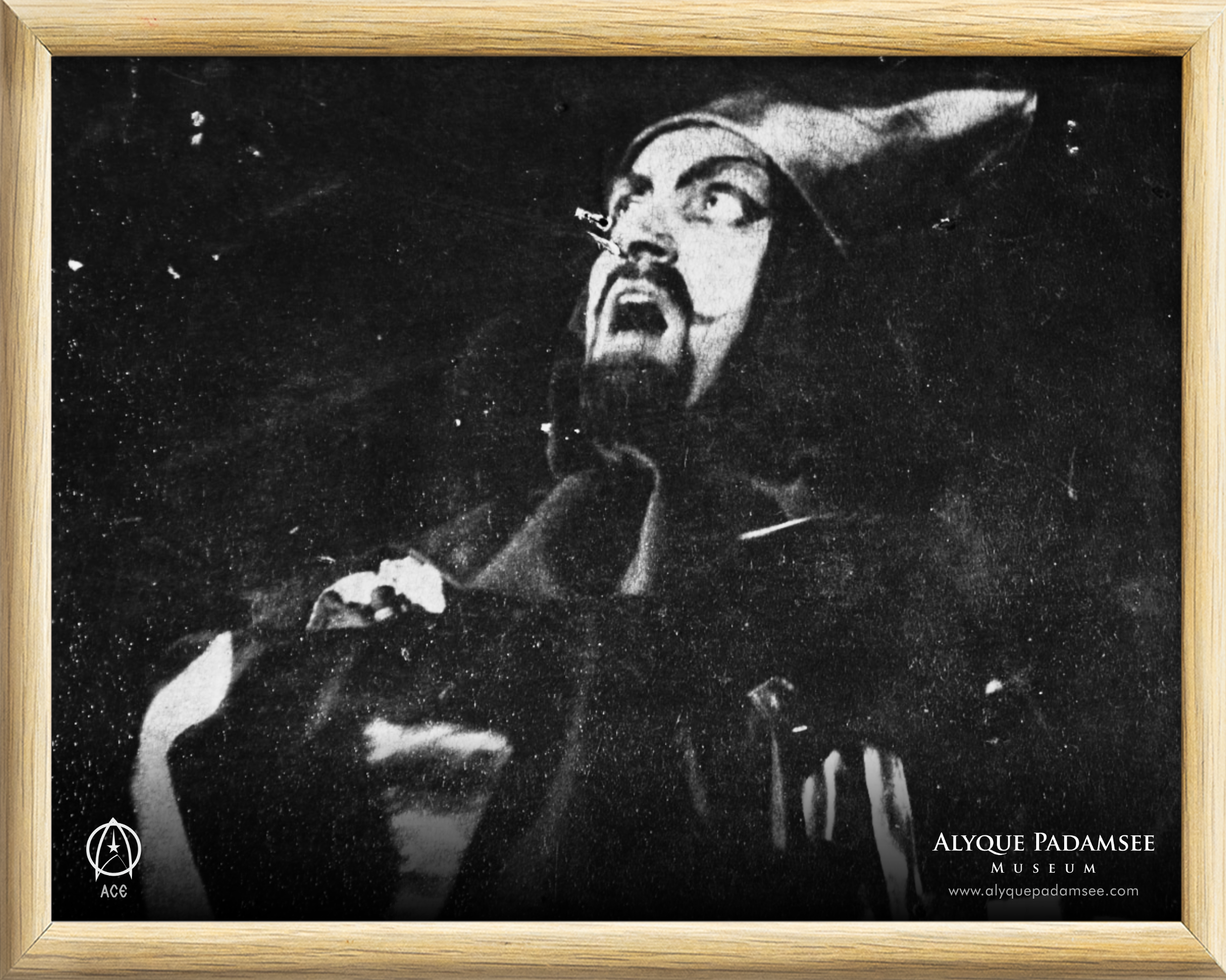 Alyque Padamsee in a dramatic scene from Exit the King.